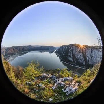 The Danube Gorges, Romania Stock Photos