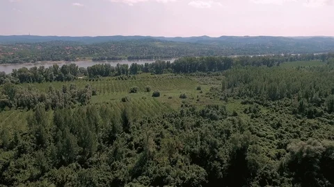 Danube river Stock Footage 96112362