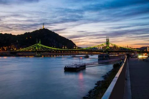 Danube view Stock Photos