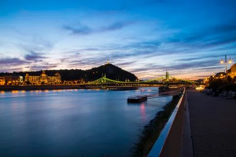 Danube view Stockfoto's