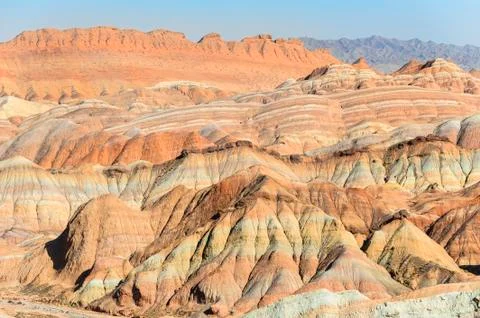 Danxia landform Foto stock