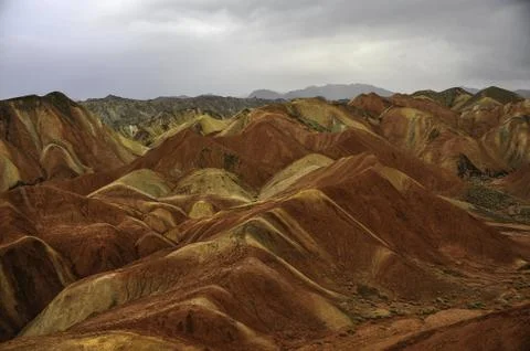 Danxia mountain Stock Photos