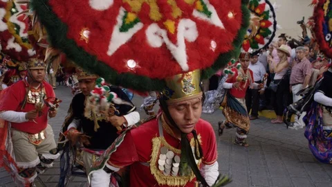 Danza de la pluma Stock Footage 126058186