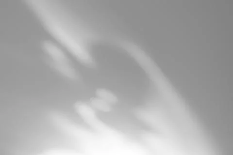 Dappled shadows, mockup as overlay. Shadows on the concrete wall Stock-Fotos
