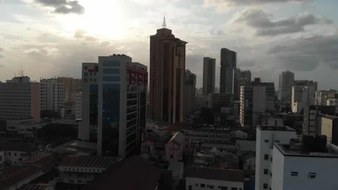 Dar Es Salam drone video and skyline Tanzania, Africa. Stock Footage 229821456