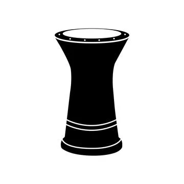 Darbuka icon design Stock Illustration