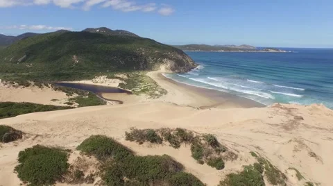 Darby river flyover. Stock Footage 61684090