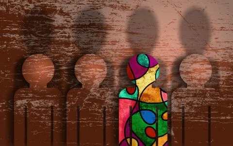 Dare to be Different Ilustração Stock