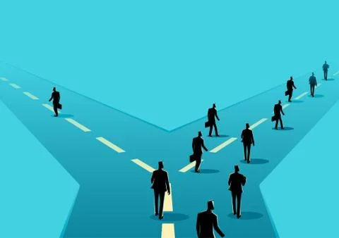 Dare To Be Different Stock Illustration