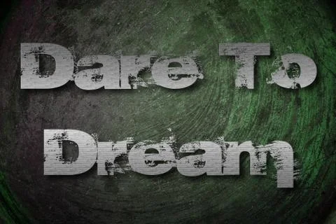 Dare to dream concept Stock Illustration