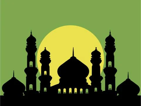 Dargah design vector design Stock Illustration