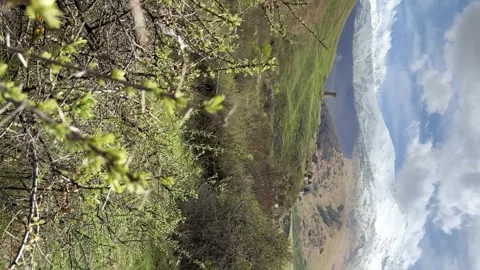 Dargavs is a unique city of the dead in North Ossetia.  Stock Footage 266907314