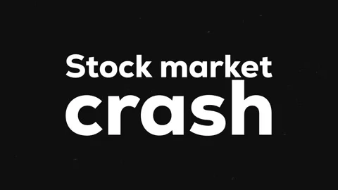 Daring goldcolored font over dark backdrop demonstrating financial drops with Stock Footage 321685503