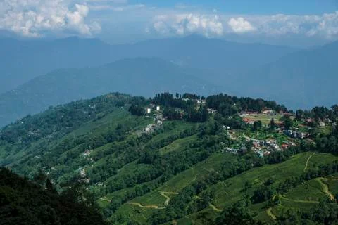 Darjeeling in India Stock Photos