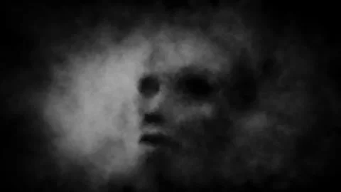Dark 2D animation in horror fantasy genre. Stock Footage 330944218