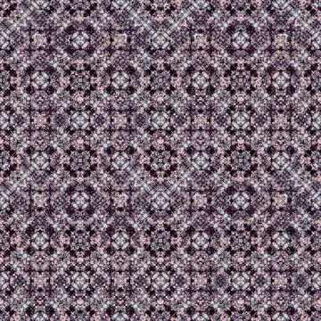 Dark 2D illustration of abstract patterns resembling a mosaic floor Stock Illustration