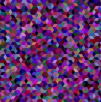 Dark 3d cube mosaic vector background design イラスト素材