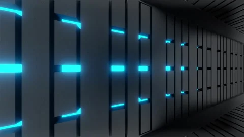 Dark 3D Wall Loop Stock Footage 244253608
