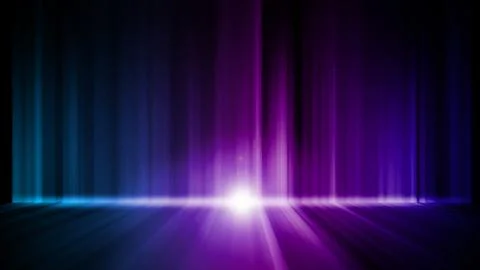 Dark abstract aurora wallpaper background Stock Illustration