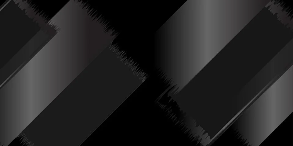 Dark Abstract Background with Black Metallic Diagonal Stripes Illustrazione stock