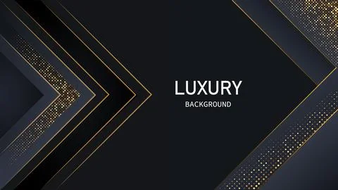 Dark abstract background with black overlap layers. Realistic texture with light Stock Illustration