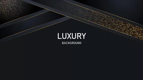 Dark abstract background with black overlap layers. Realistic texture with light Stock Illustration