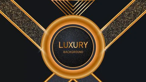 Dark abstract background with black overlap layers. Realistic texture with light Stock Illustration