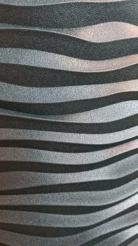 Dark abstract background of black wavy texture with elegant curves and mode.. Stock Photos