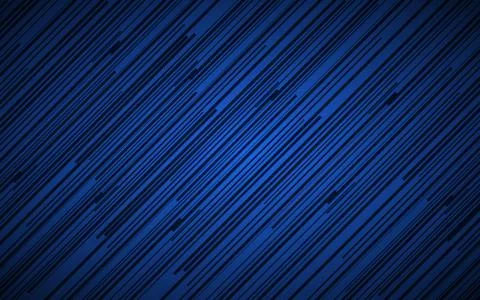 Dark abstract background with blue and black slanting lines, striped pattern Illustrazione stock