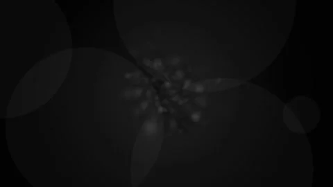 Dark Abstract Background with Bokeh Circles and Glowing Particles Stock Footage 346660738