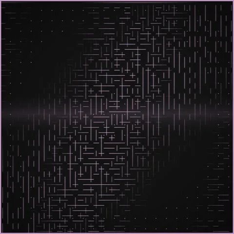 Dark Abstract Background with Digital Glitch Effect and Geometric Lines Stock Footage 347809721