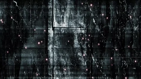 Dark abstract background digital noise sparkling data particles. Futuristic Stock Footage 333909835