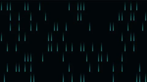 Dark abstract background featuring vertical cyan digital lines and futurist.. Ilustración de archivo