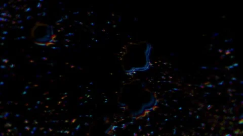 Dark abstract background filled with tiny Video stock 304980998