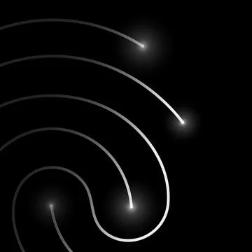 Dark abstract background with fingerprint. Ilustración de archivo