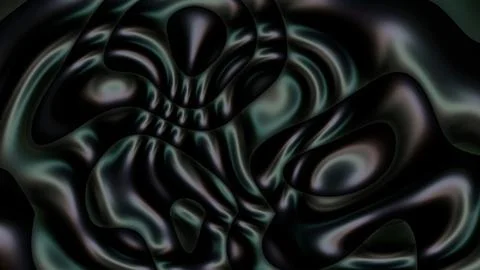 Dark abstract background with flowing liquid shapes Stock Illustration