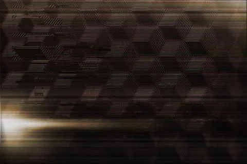 Dark abstract background of geometric cubes with illumination and 3d effect Fotos de archivo
