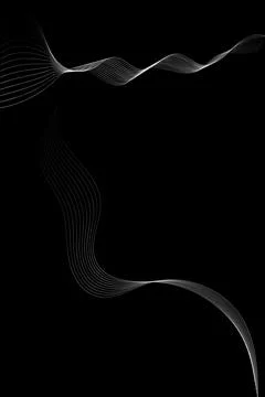 Dark abstract background with a glowing abstract waves, abstract background 스톡 일러스트