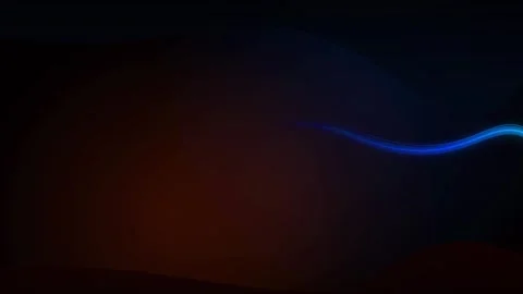 Dark abstract background with glowing blue wave and subtle red undertones 動画素材 335826743