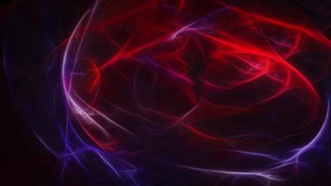 Dark abstract background with glowing blue and red energy Stock Illustration