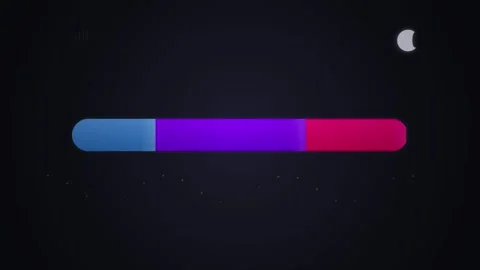 Dark Abstract Background with Glowing Particles and Partial Solar Eclipse Stock Footage 346660819