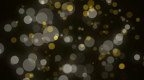 Dark abstract background, gold and white particle, loop Stock Footage 54062944