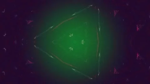 Dark abstract background with green gradient and particles this video showcases Stock Footage 334656071