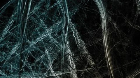 Dark abstract background with lots of lines Stock Illustration