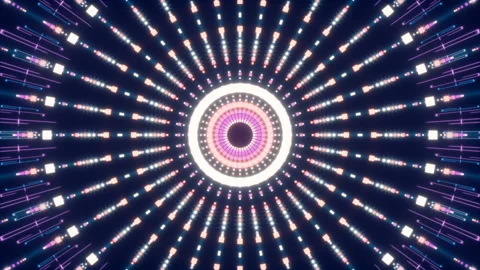 Dark abstract background, motion shapes and particles, loop Stock Footage 122649656