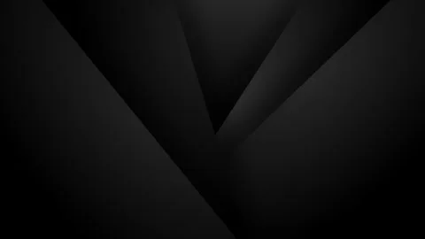 Dark abstract background with overlapping triangles creating depth and shadows Stock Footage 320339461