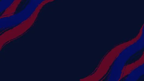 Dark Abstract Background with Red Flowing Wave Lines Stock Illustration