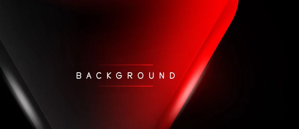 Dark abstract background. Red gradient highlights corner, text reads BACKGR.. 库存插图