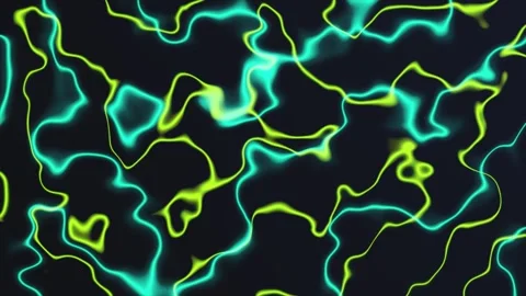 Dark abstract background with smooth movement of intersecting lines, wallpape Stock Footage 313219387