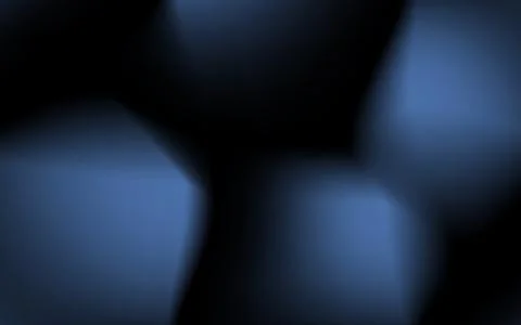 Dark Abstract Background with Soft Blue Blurred Shapes and Light Leak Glitc.. Stock Illustration